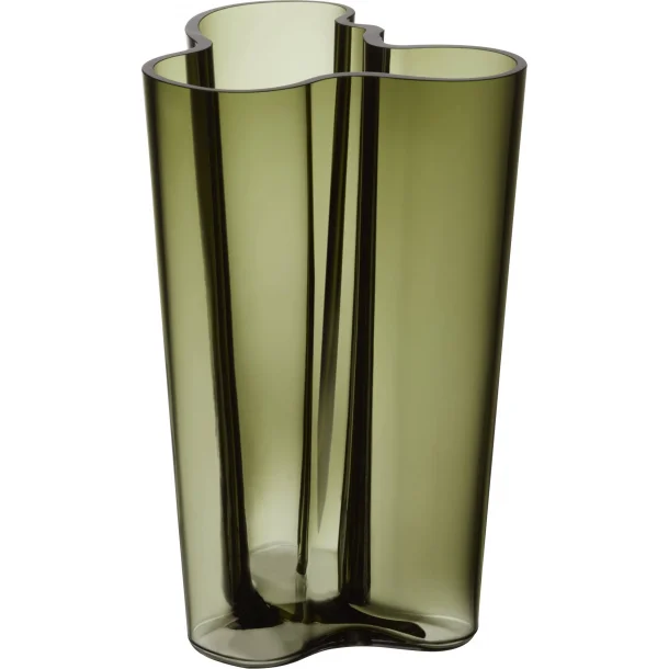 iittala Aalto Vase i mundblst krystal 25,1 cm - hvid