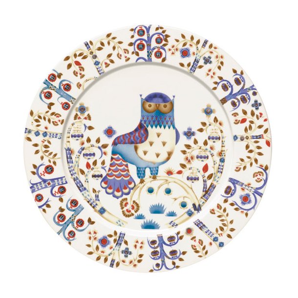 iittala Taika Tallerken flad med dekoration, 30 cm - Hvid