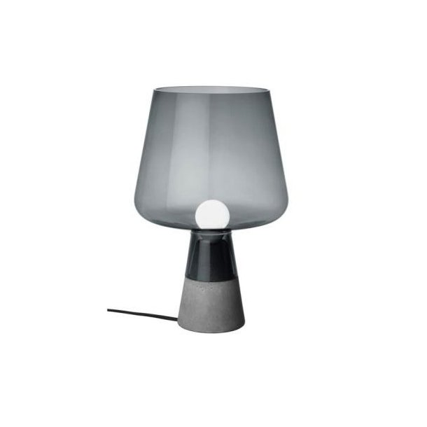 iittala Leimu Bordlampe, mundblst glas og beton - lille gr