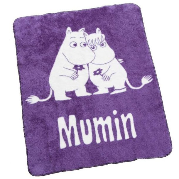 R&auml;ttStart Mumi Babytppe, Fleece, 75x100 cm - Lilla