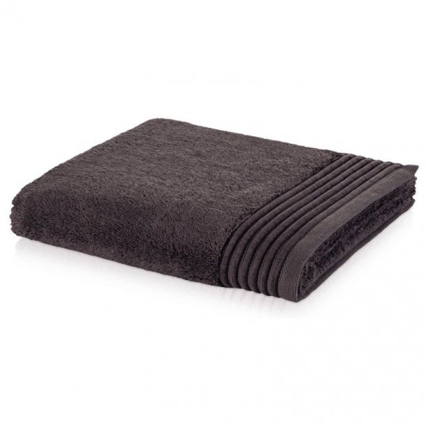 Möve frotté håndklæde - Loft - Antracit 50x100cm